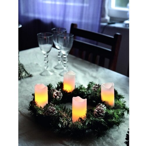 Eglo 410075 - Komplet 4x LED božićnih dekoracija ADVENT 1xLED/0,18W/2xCR2032 + daljinski upravljač Slike