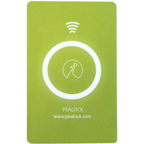 Pealock NFC KARTICA Kartica za zaključavanje, zelena, veličina