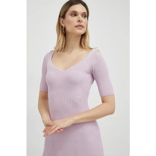 Guess Obleka vijolična barva