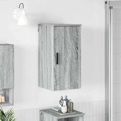 VidaXL Kupaonski ormar s pohranom Sivi hrast sonoma 30 x 31,5 x 61 cm Slike