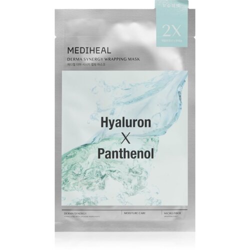 Mediheal Derma Synergy Moisture Care Wrapping Mask intenzivna vlažilna maska za krepitev kožne pregrade 1 kos Slike