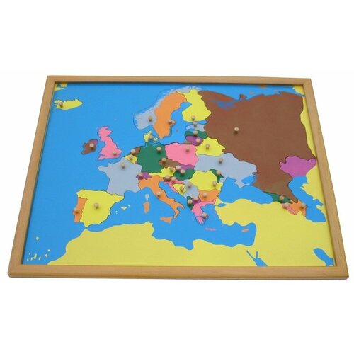Montesori puzzla evropa Cene