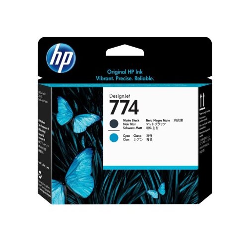 HP Tiskalna glava 774, mat črna/cijan Cene