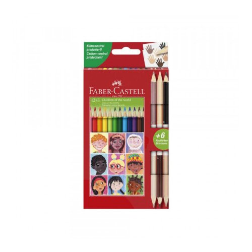 Faber Faber-Castell: komplet barvic 12+3 kos Cene