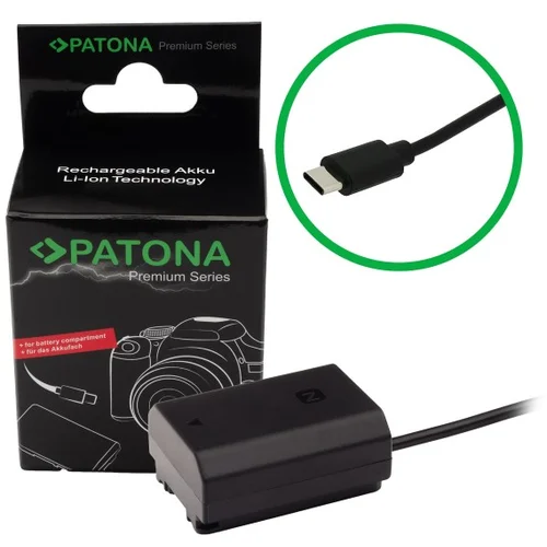 Patona Premium USB-C Input battery adapter foR Panasonic DMW-BLK22 DC-S5 G9 GH5 GH5S GH6 Panasonic