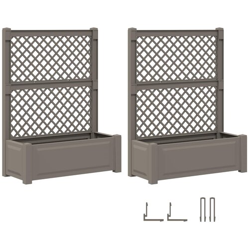 Velika s osvrtom 2 pcs Siva 143 x 143 x 133,5 cm PP Slike