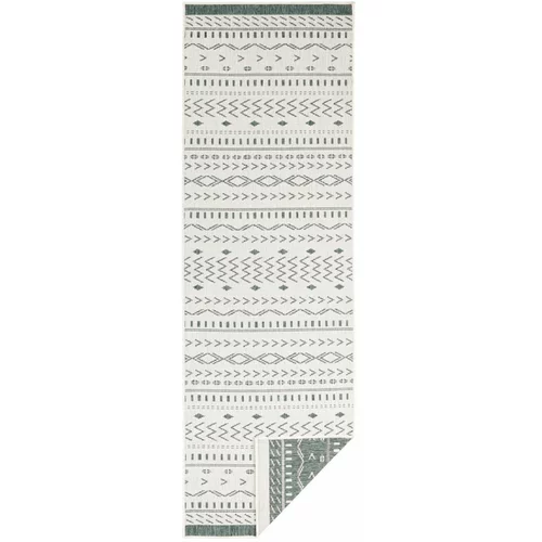 NORTHRUGS Zeleno-bež tepih za eksterijer Kuba, 80 x 250 cm
