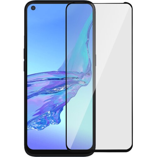 AVIZAR zašcita zaslona iz kaljenega stekla oppo A53 / A53s s poševnimi robovi, popoln oprijem - crn obris, (20629128) Cene