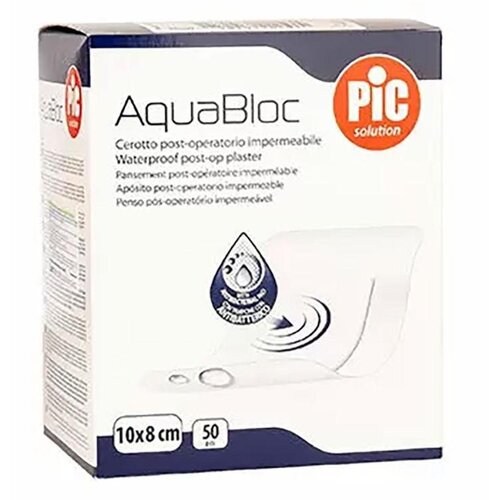 Pic Solution Antibakterijski pooperativni obliž PiC AquaBloc 10 x 8 cm 50x Slike