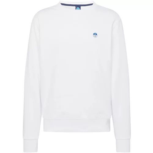 North Sails Sweater majica svijetloplava / bijela