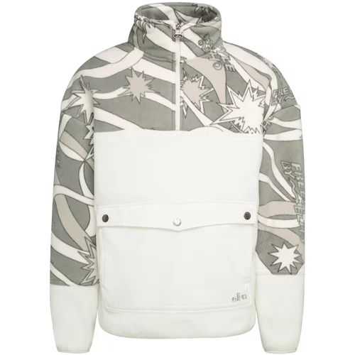 ELHO Sportski pulover siva / prljavo bijela