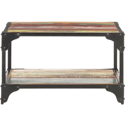Maison Chic Klubska mizica - kavna mizica - Nizka mizica 60x60x35 cm trden predelan les, (21755047) Cene