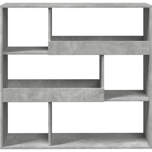  za knjige / sobna pregrada boja betona 100x33x94,5 cm Slike