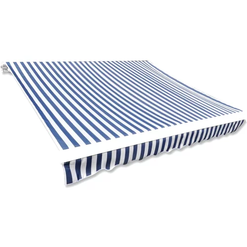 vidaXL platno za tendu plavo-bijelo 350 x 250 cm