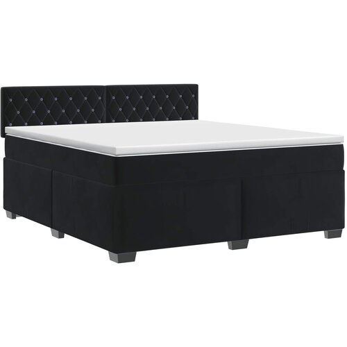  Boxspring krevet s madracem Crna 180 x 200 cm Bar&amp;scaron;un Slike
