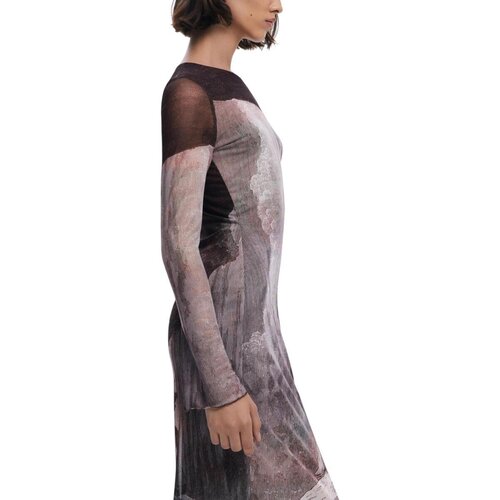 Desigual VEST_ABYSS_LACROI 25WWVK01 Smeđa Slike