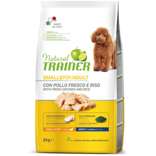 Trainer natural dog small & toy adult piletina i pirinač - 800 g Cene