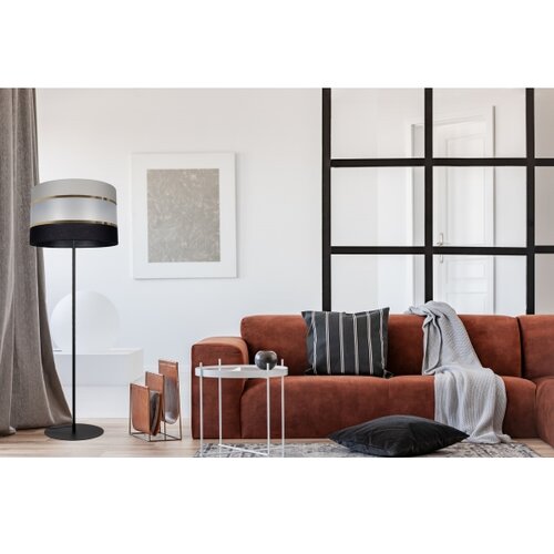  podna lampa coral 1xE27/60W/230V crna/siva Slike