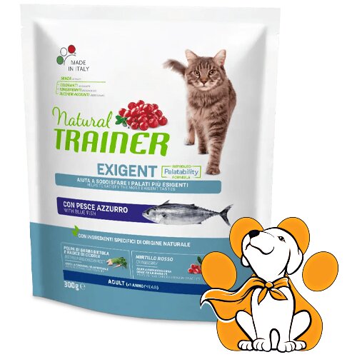 Trainer Natural Cat Exigent With Blue Fish 300g, Granule Sa Mesom Plave Ribe Cene