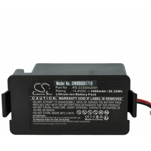 VHBW Baterija za Rowenta RR7774 / RR7755, 3400 mAh