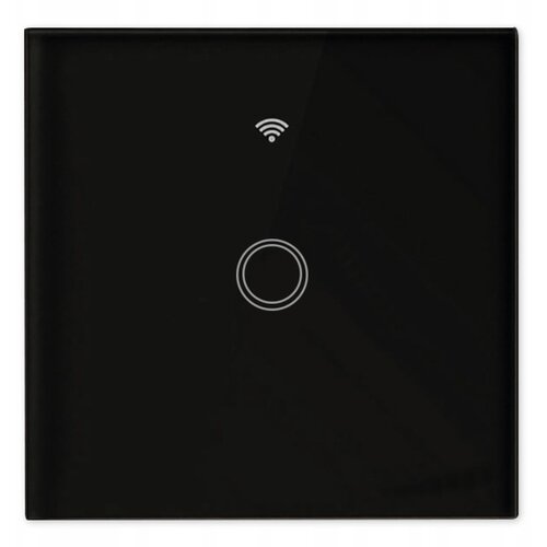 MasterLED Stikalo na dotik stekleno Wi-Fi Tuya enojno črno LED Cene