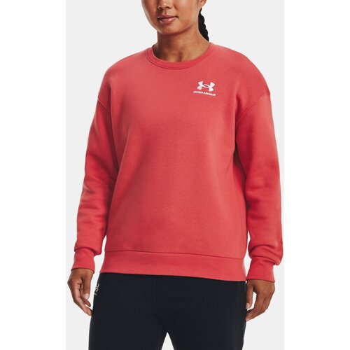 Under Armour Sweatshirt Essential Fleece Crew-RED - Women Slike