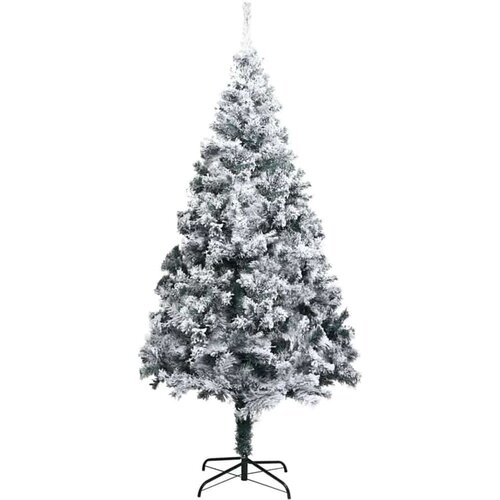 VidaXL Umjetno božićno drvce s 300 LED svjetlima Zelena 180 x 115 cm Slike