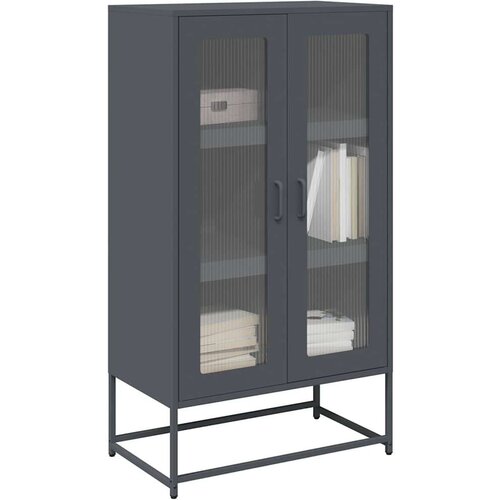 vidaXL Visoka ploča antracit 68x39x123 cm čelik Cene