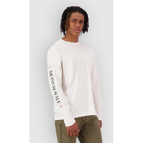 Mons Royale Yonder Merino Organic Cotton Funkcijska majica vintage white Cene