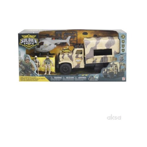 Chap Mai Soldier force kamion transporter playset ( 545108 ) Slike
