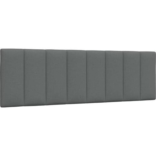 VidaXL okvir za krevet bez madraca tamnosivi 160x200 cm od tkanine Slike
