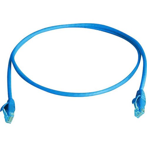 Telegärtner L00000E0068 RJ45 omrežni kabel\, Patch kabel CAT 5e U/UTP 1.00 m nebesno modra ognjevaren\, brez halogena 1 kos, (20415407) Cene