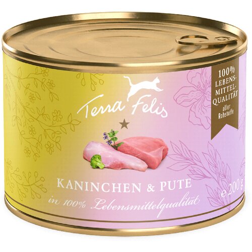 Terra Felis Ekonomično pakiranje Complete 24 x 200 g - Kunić i puretina Slike