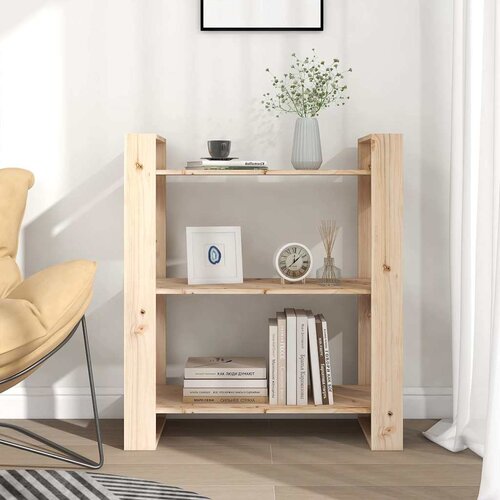  Ormar za knjige/Pregrada za sobu 80x35x91 cm Masivno drvo Bor Slike