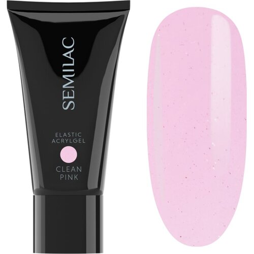 Semilac Elastic Acrylgel akrilni gel za nokte nijansa Clean Pink 30 g Slike