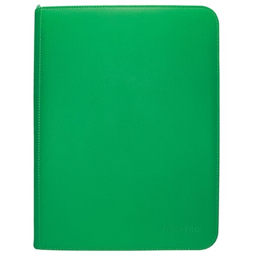 Ultra PRO 9 Pocket Zippered Pro Binder - Green Vivid Slike