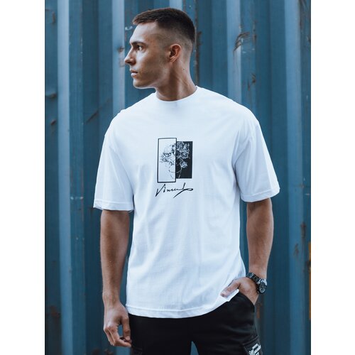 DStreet T-shirt męski z nadrukiem biały Cijene