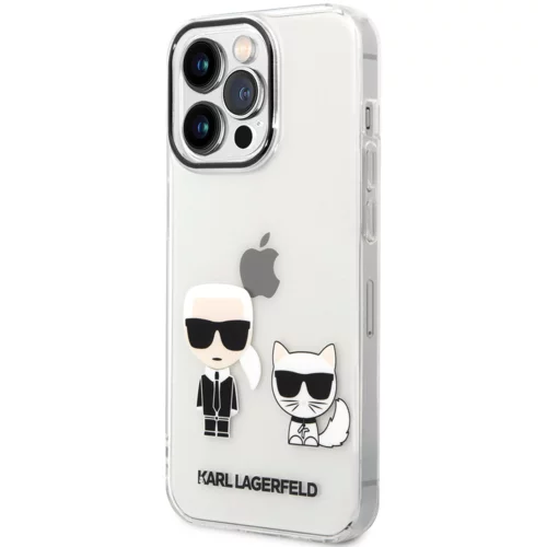 Karl Lagerfeld Originalen ovitek KLHCP14XCKTR zaščita ovitek za iPhone 14 Pro Max prozoren - Full Bodies