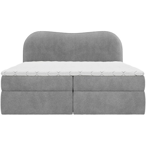 Chameo POSTELJA Z VZMETNICO 180 cm x 200 cm , tekstil temno siva Slike