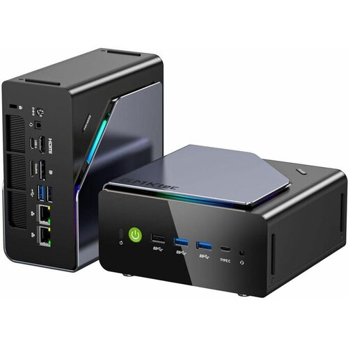 GMKtec mini računalnik K12 Ryzen 7 H255/32GB/SSD 1TB/Win 11 Pro/Radeon 780M/siva Slike