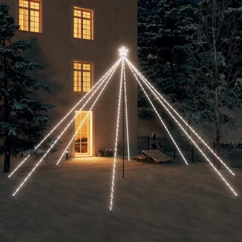  Božićno drvce s LED svjetlima 800 LED žarulja hladno bijelo 5 m
