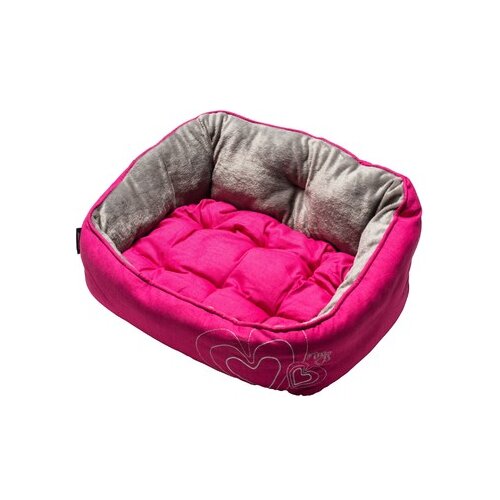 Rogz luna podz krevet za pse, m, 290x430x560mm, roze Slike