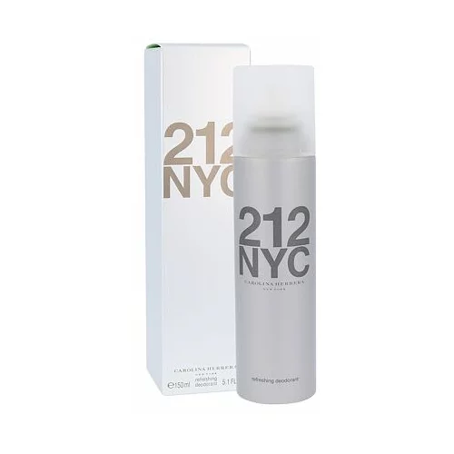 Carolina Herrera 212 NYC dezodorans u spreju bez aluminija 150 ml za žene