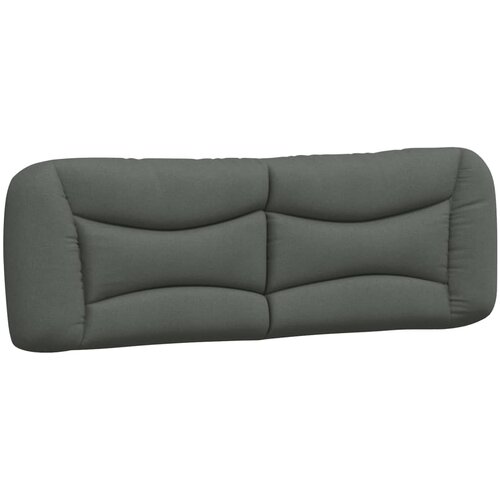 Maison Chic posteljno vzglavje - vzglavna omarica - vzglavna stranica temno siva 160 cm blago, (21703974) Cene