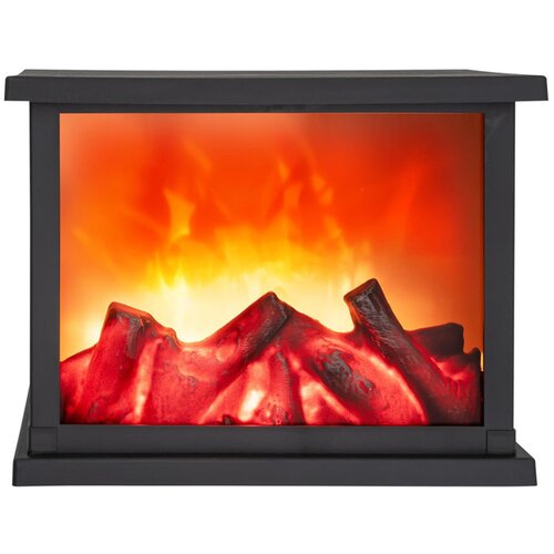 VERKGROUP VERK GROUP dekorativni 3D LED električni kamin z imitacijo ognja 25cm USB 26076 Slike