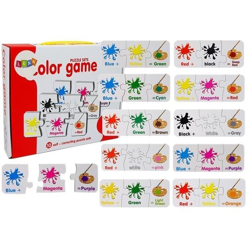 Puzzle Educational English Colors 10 Connections Cijene