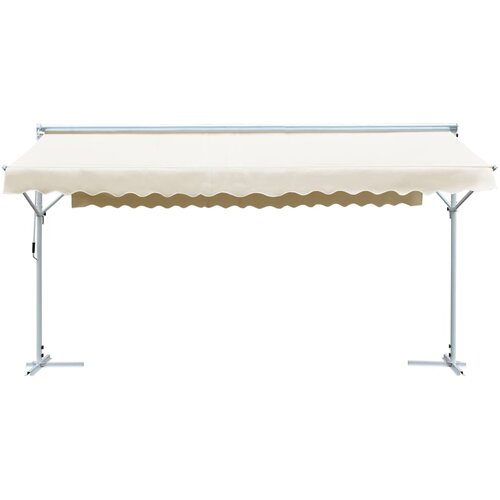  Samostojeća tenda 600 x 300 cm krem Slike