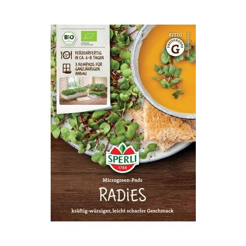 BIO blazinice Microgreen redkvice Cene