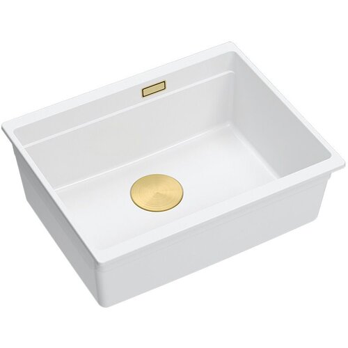 Quadron granitni umivalnik Logan 100 White Cene