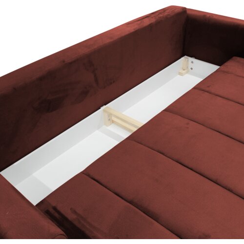 Kondela Raztegljiv kavč, terakota, GRACE BIG SOFA Slike